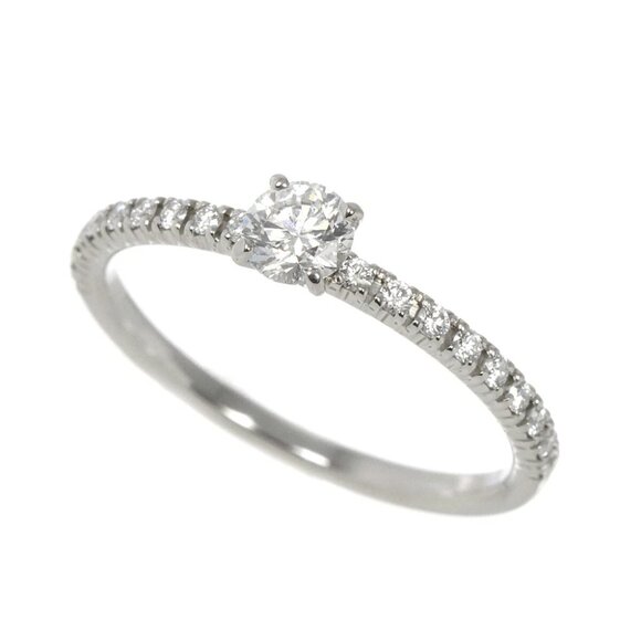 Cartier ETINCELLE Half Diamond 0.18ct E/VVS1/EX Ring Pt size45 3.25(US) 90274606 - Picture 7 of 7